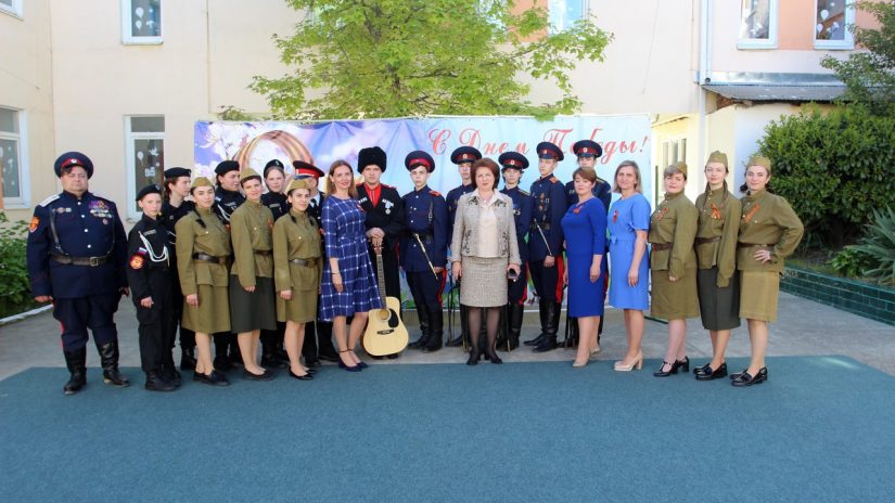 В детском саду № 34 состоялся Благотворительный концерт, приуроченный к празднику «Победный май 45-го года»